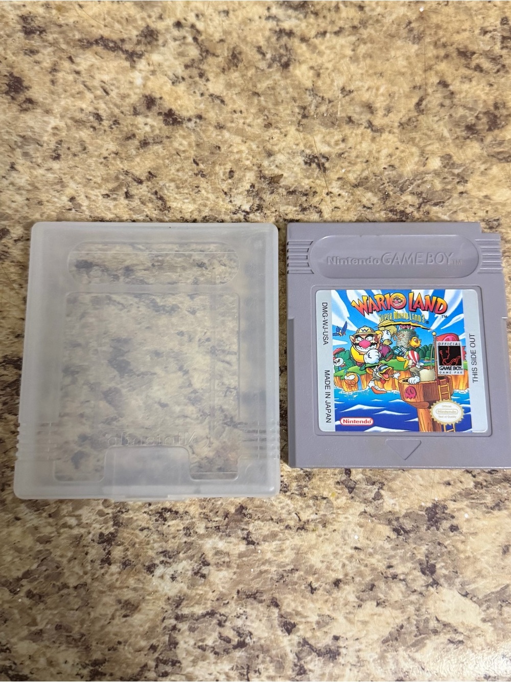 Nintendo Wario Land: Super Mario Land 3 Nintendo Gameboy Cartridge Plastic Case